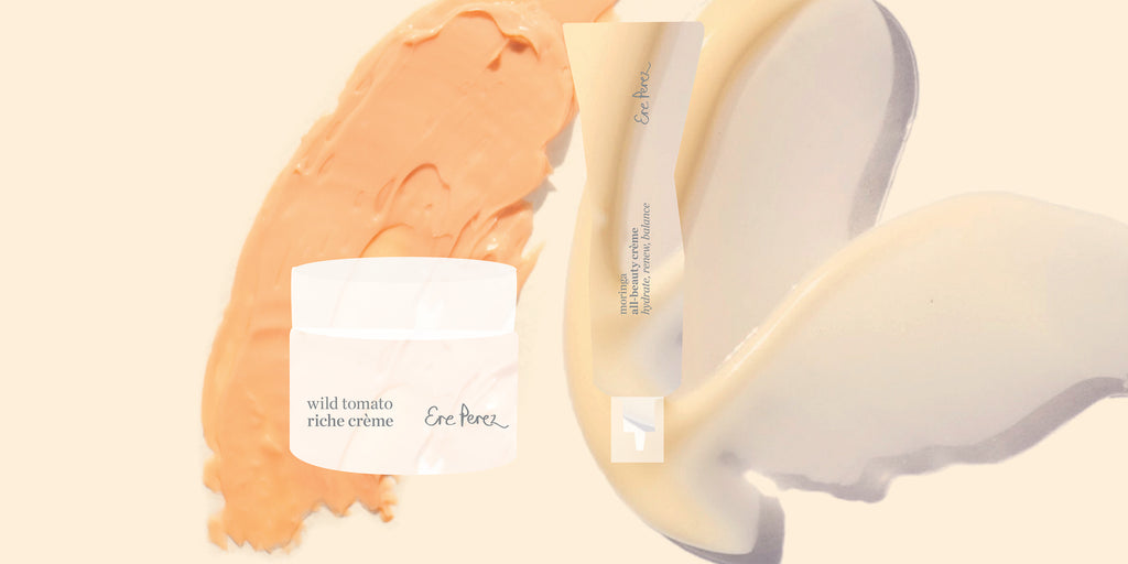crema facial con moringa vs hidratante facial con jitomate