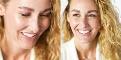 get the look: ojos brillantes y piel resplandeciente