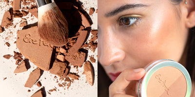 bronceado al sol y sin plástico