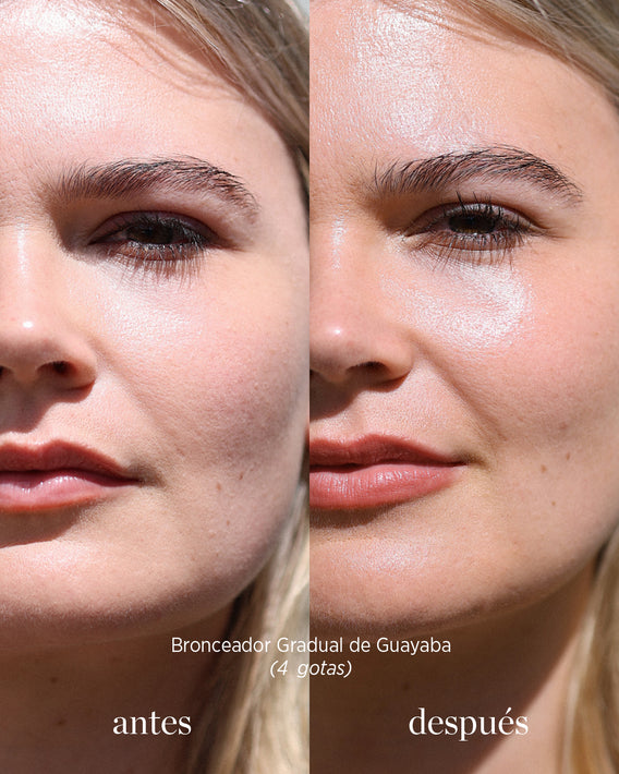 Bronceador gradual de guayaba