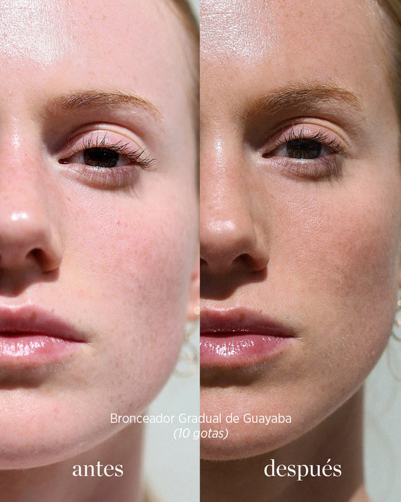 Bronceador gradual de guayaba