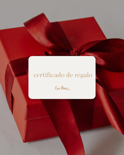 certificado de regalo