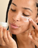 crema con arándano para labios y ojos