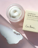crema con arándano para labios y ojos