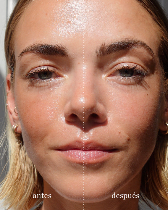 papel matificante con té verde