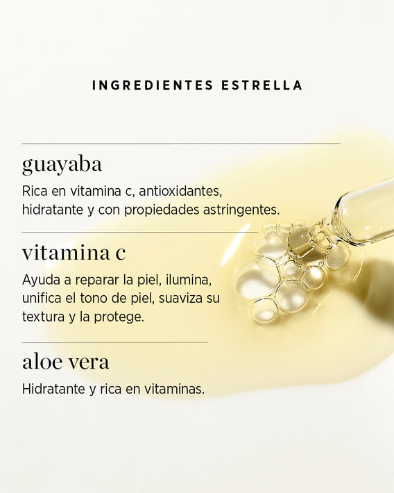 Bronceador gradual de guayaba