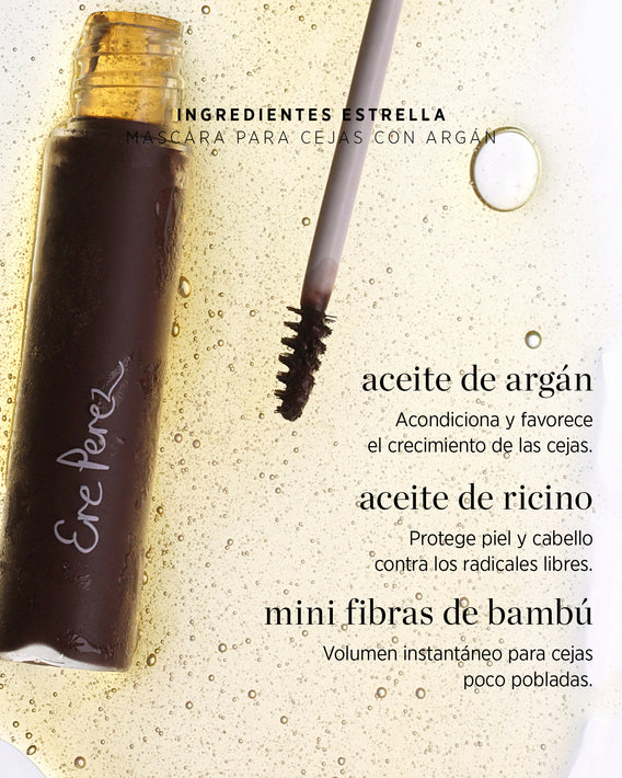 mascara para cejas con argán