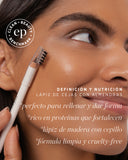 lápiz de cejas con almendras