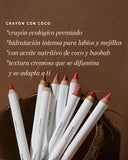 crayón con coco