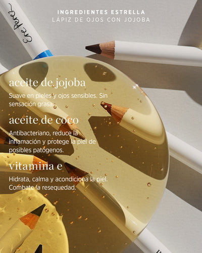 lápiz de ojos con jojoba