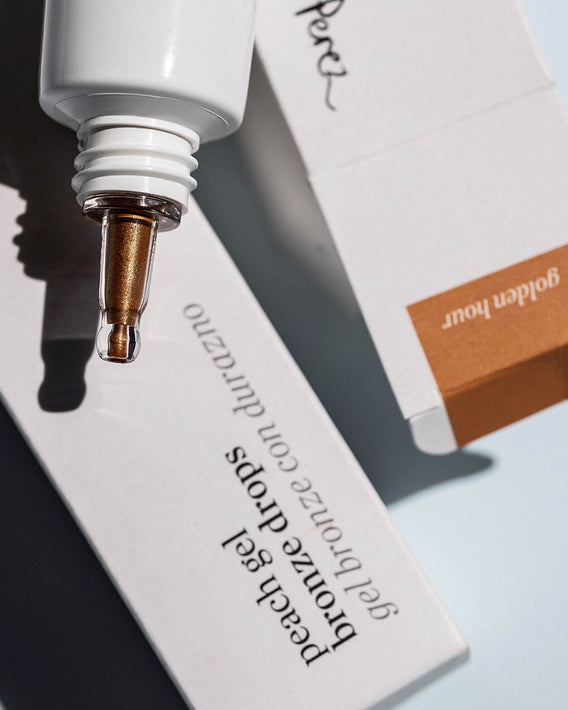 gel bronze con durazno