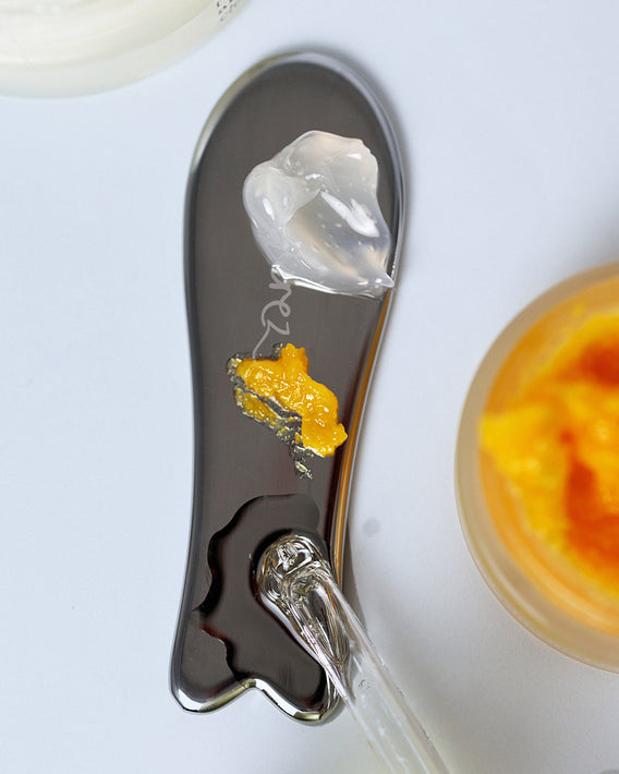 guasha facial de acero