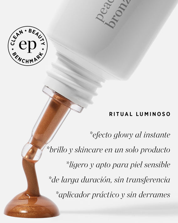 gel bronze con durazno