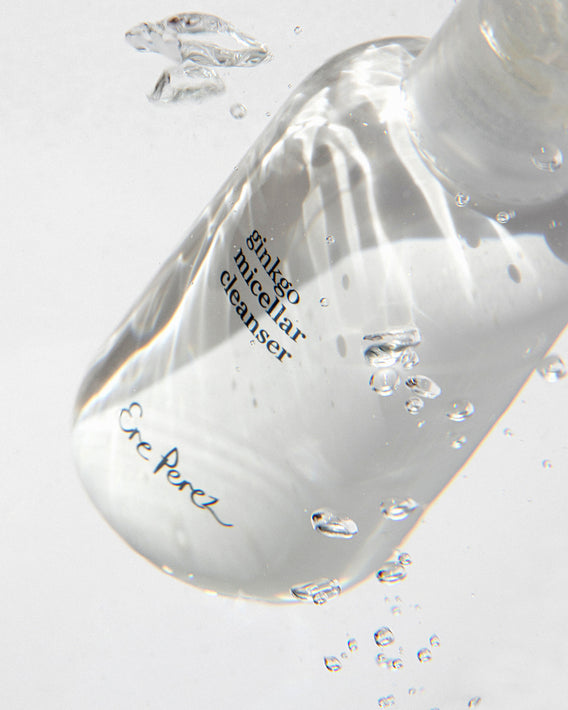 Repuesto de agua micelar con ginkgo Ere Perez, presentación del producto
