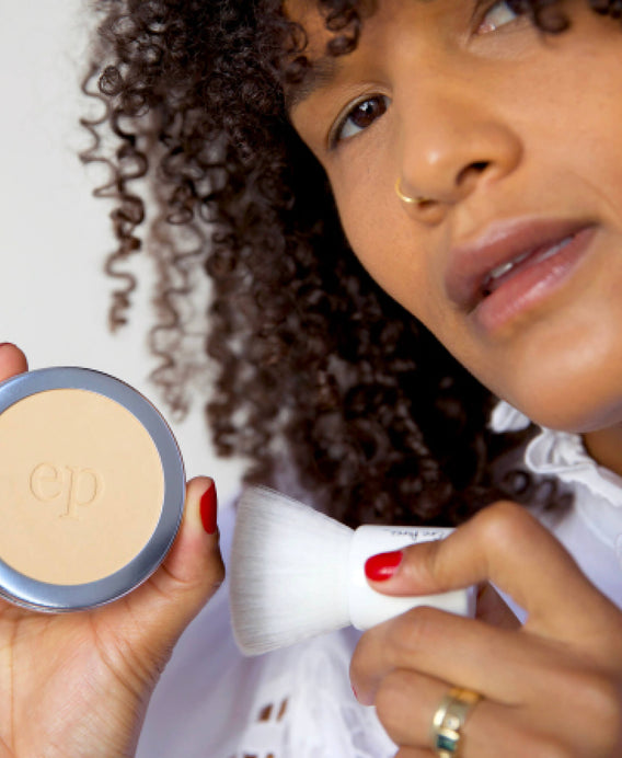 polvo translúcido de maíz