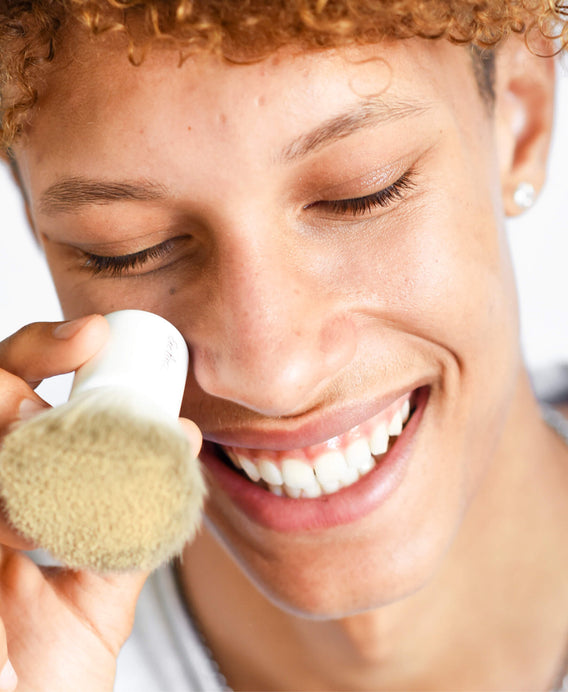 polvo translúcido de maíz